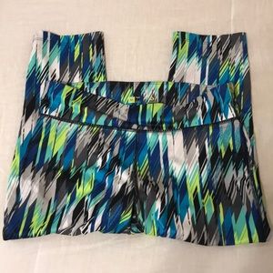 Multicolored Xersion Crop Yoga Pant